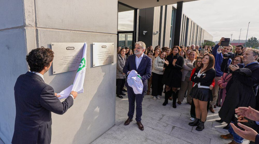 Imagem do vídeo da inauguração do Vyllage e celebração dos 10 anos da unidade industrial da Vygon Portugal