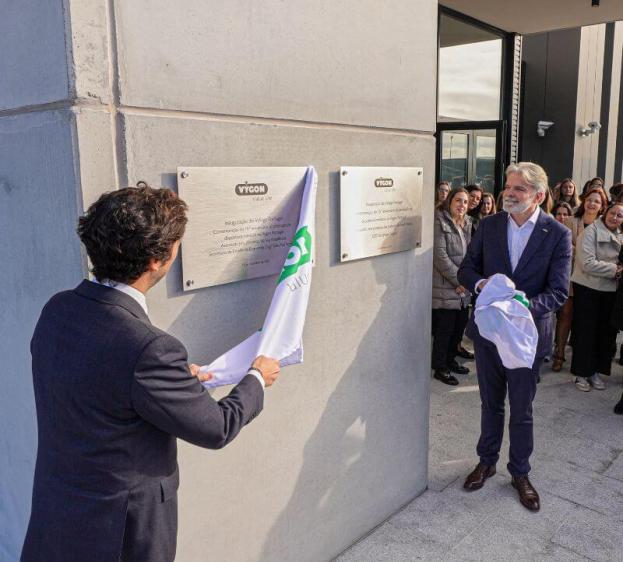 Imagem do vídeo da inauguração do Vyllage e celebração dos 10 anos da unidade industrial da Vygon Portugal