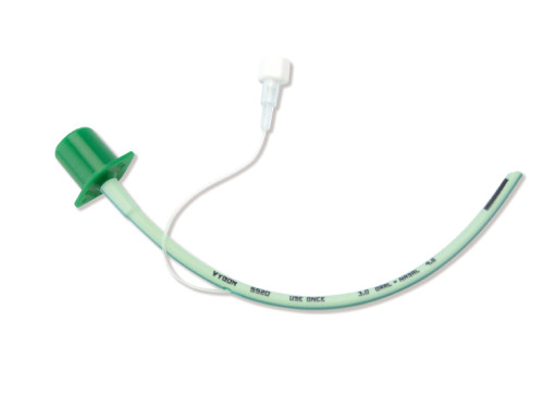 Sonda endotraqueal com via lateral - tubo flexível verde